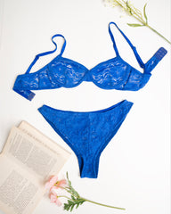 Blue Lingerie Set